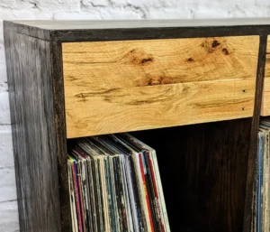 Fullerton media cabinet oak wood