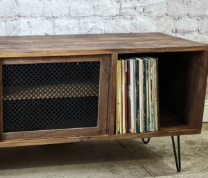 Clybourn walnut media cabinet