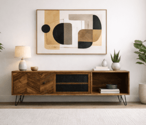 clybourn walnut media center